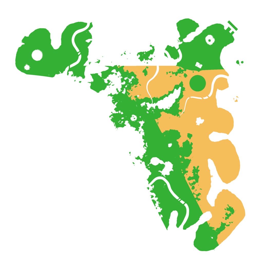 Biome Rust Map: Procedural Map, Size: 4250, Seed: 388088403