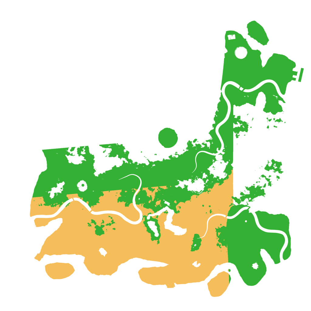 Biome Rust Map: Procedural Map, Size: 4500, Seed: 957906390
