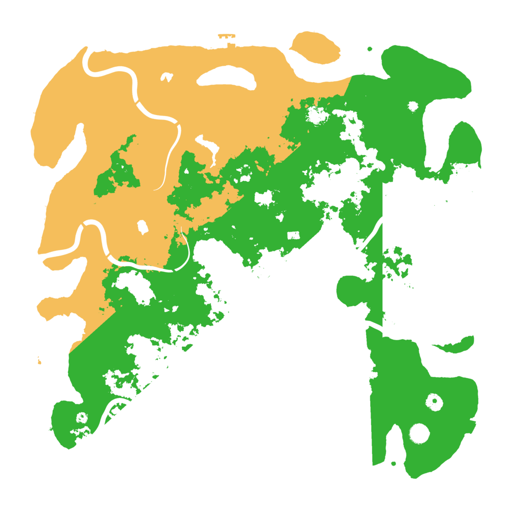 Biome Rust Map: Procedural Map, Size: 4500, Seed: 289720171