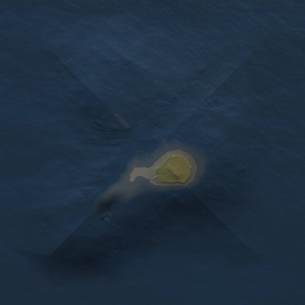 Rust Map: Procedural Map, Size: 1000, Seed: 687105337, 1 Monuments