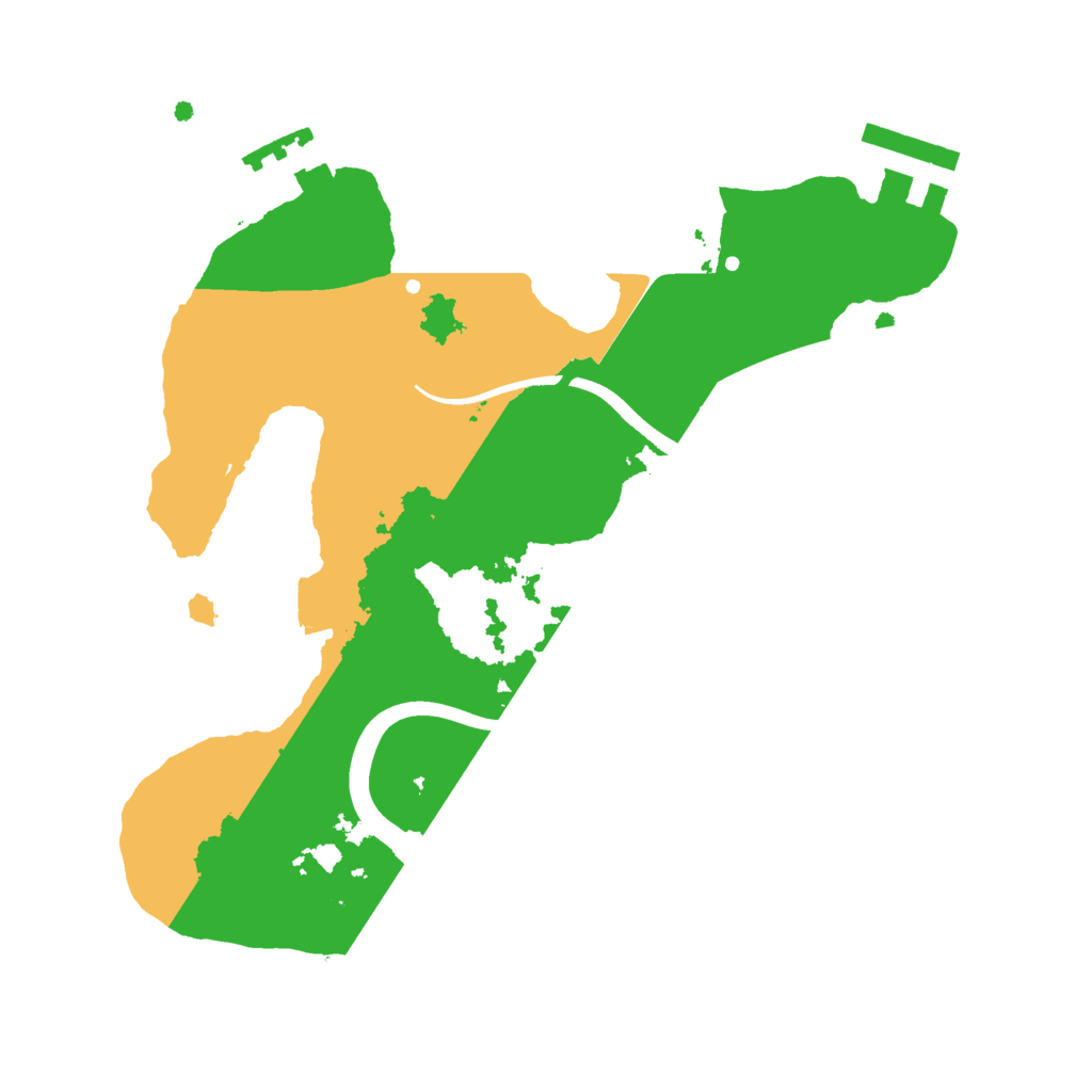 Biome Rust Map: Procedural Map, Size: 2250, Seed: 200187792