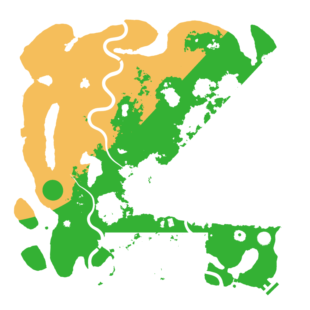 Biome Rust Map: Procedural Map, Size: 4000, Seed: 29029163