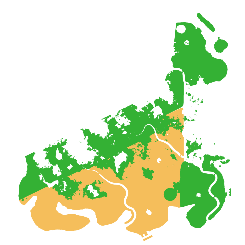 Biome Rust Map: Procedural Map, Size: 5000, Seed: 1246927648