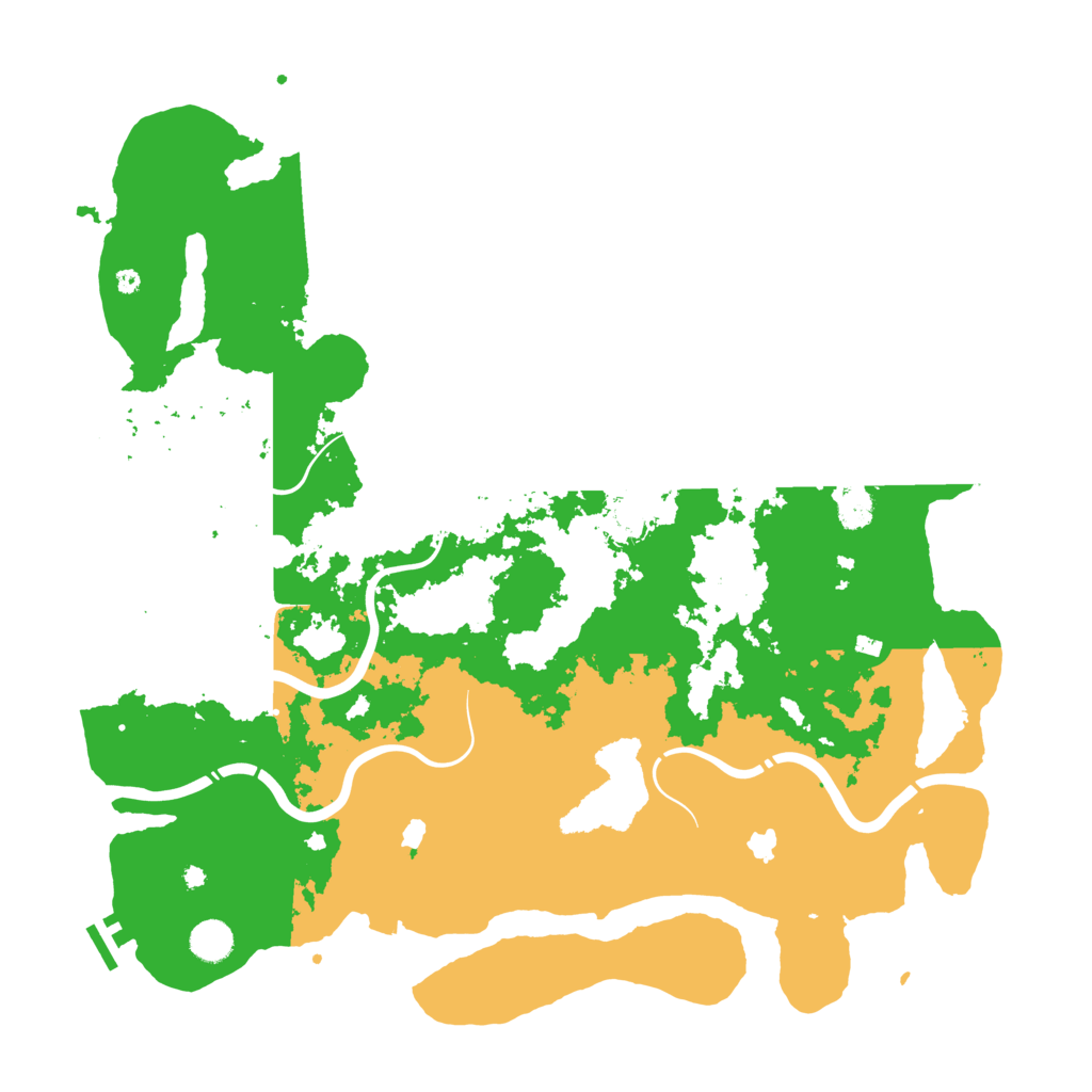 Biome Rust Map: Procedural Map, Size: 4500, Seed: 1010101010