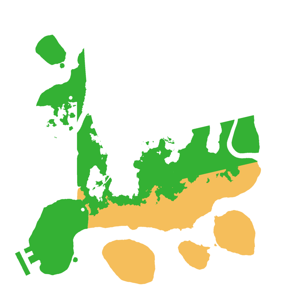 Biome Rust Map: Procedural Map, Size: 2500, Seed: 1102928903