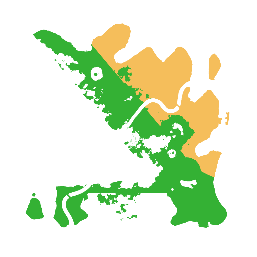 Biome Rust Map: Procedural Map, Size: 3000, Seed: 98521