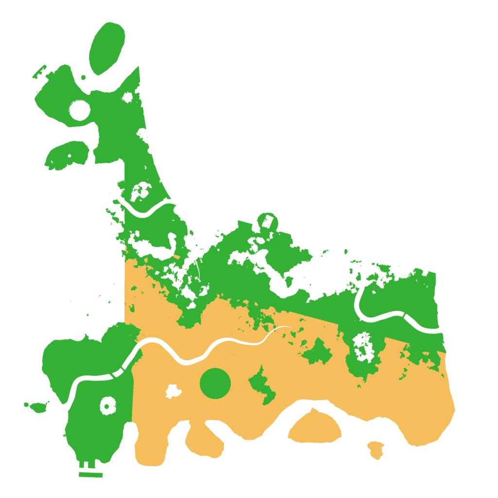 Biome Rust Map: Procedural Map, Size: 4250, Seed: 3156