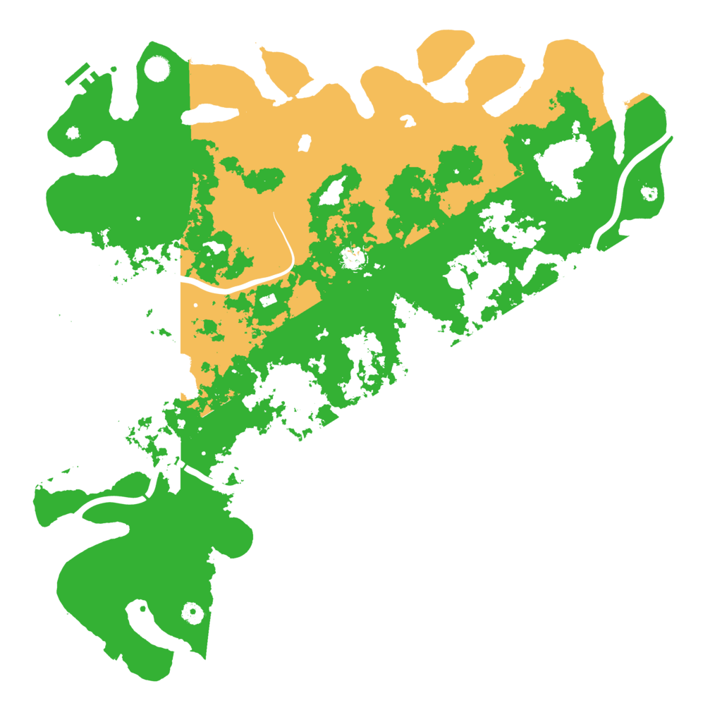 Biome Rust Map: Procedural Map, Size: 5000, Seed: 522631699