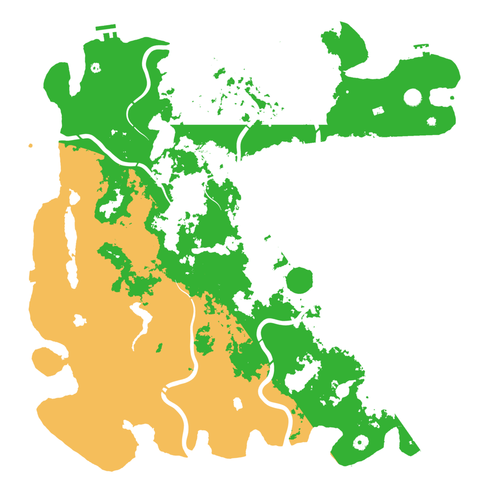 Biome Rust Map: Procedural Map, Size: 5000, Seed: 1028482210