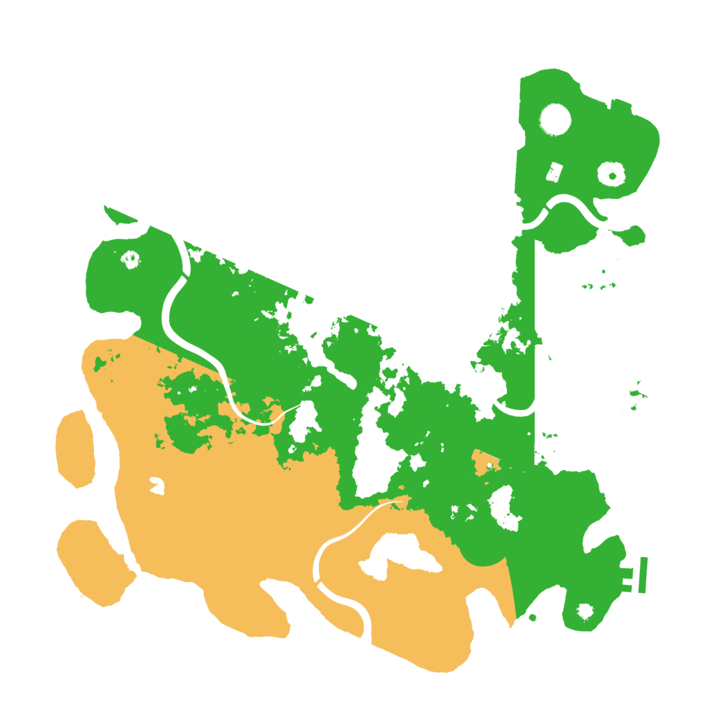 Biome Rust Map: Procedural Map, Size: 4000, Seed: 134568