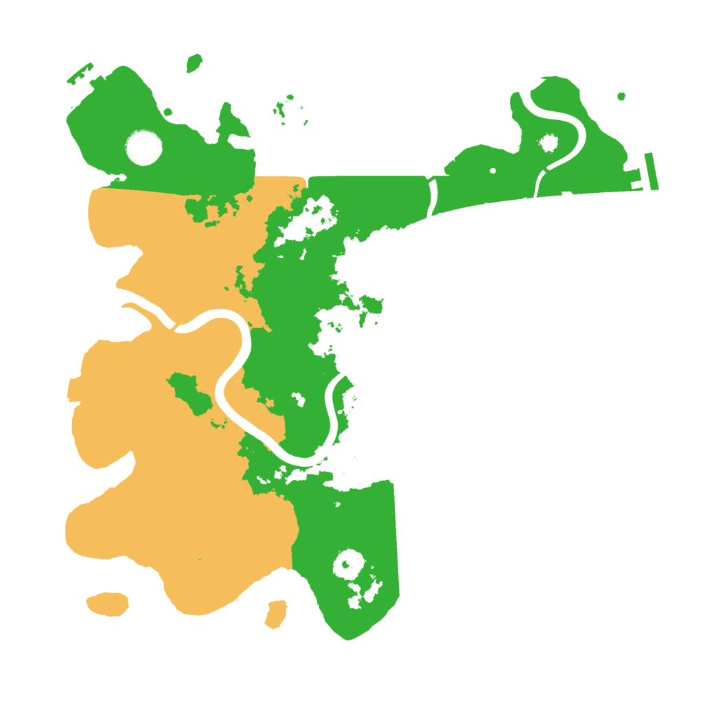 Biome Rust Map: Procedural Map, Size: 3500, Seed: 2068668206