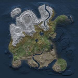 Thumbnail Rust Map: Procedural Map, Size: 2750, Seed: 227432780, 11 Monuments