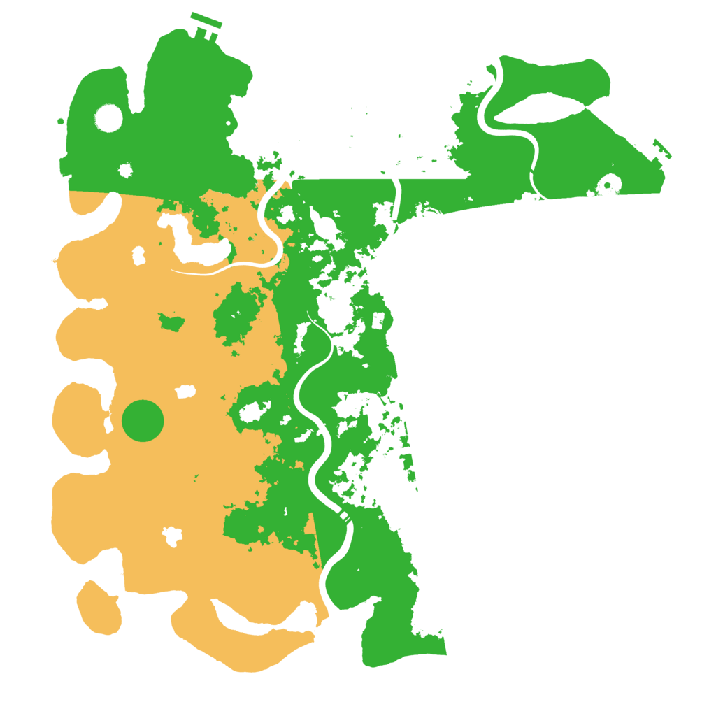 Biome Rust Map: Procedural Map, Size: 4500, Seed: 1879806064