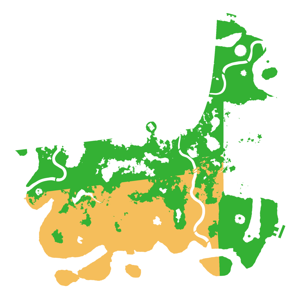 Biome Rust Map: Procedural Map, Size: 4500, Seed: 654332