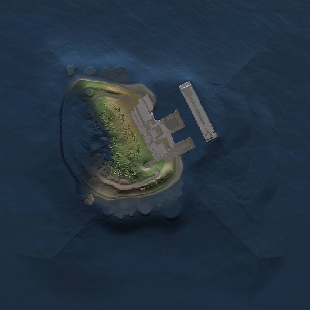 Rust Map: Procedural Map, Size: 1000, Seed: 85671074, 2 Monuments