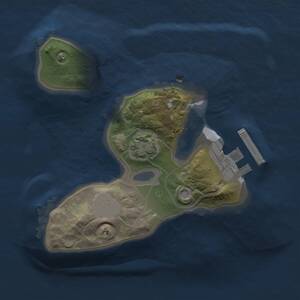 Thumbnail Rust Map: Procedural Map, Size: 1500, Seed: 17597934, 3 Monuments