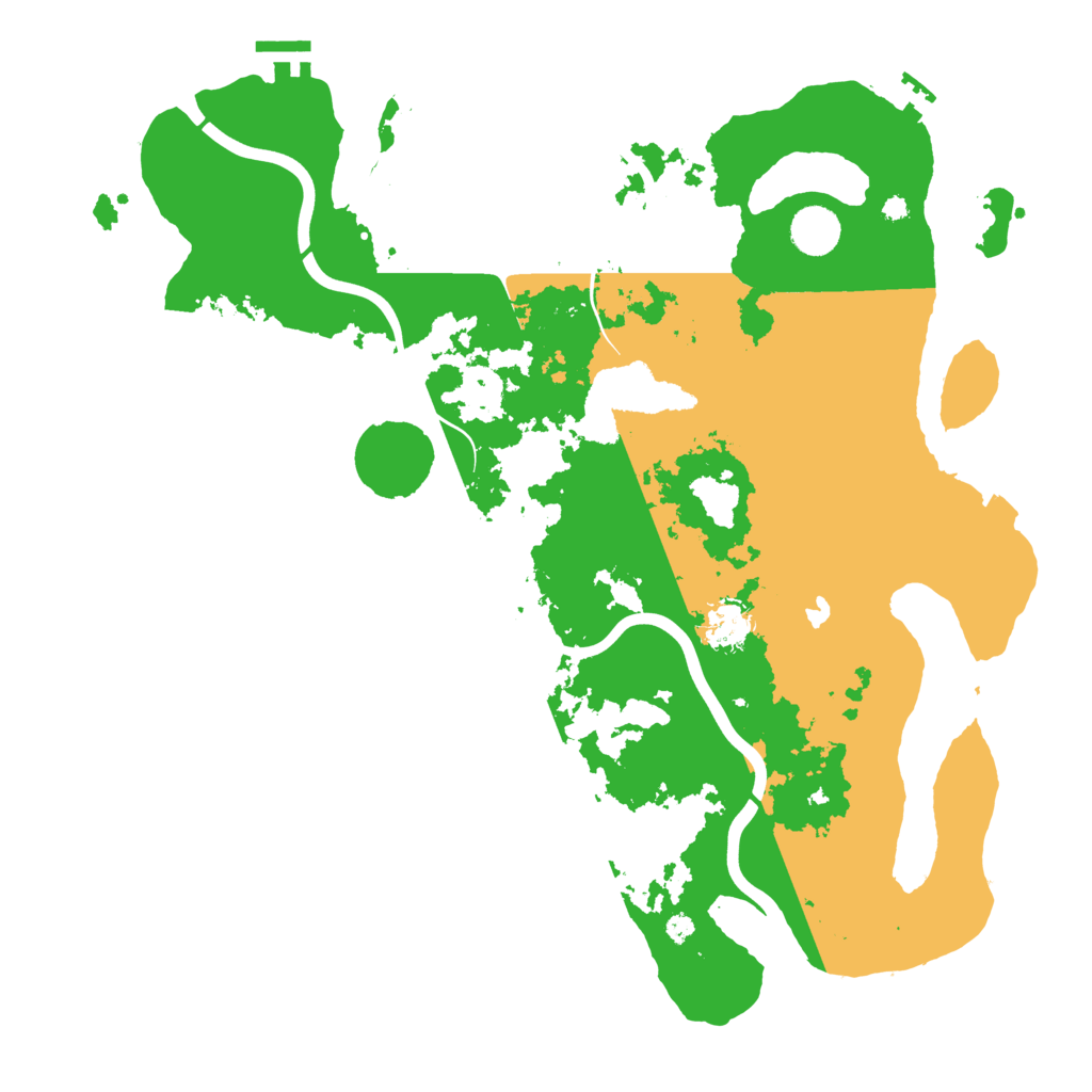 Biome Rust Map: Procedural Map, Size: 4000, Seed: 2000940528