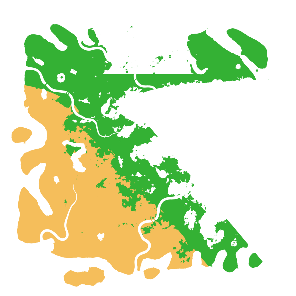 Biome Rust Map: Procedural Map, Size: 5000, Seed: 775202764