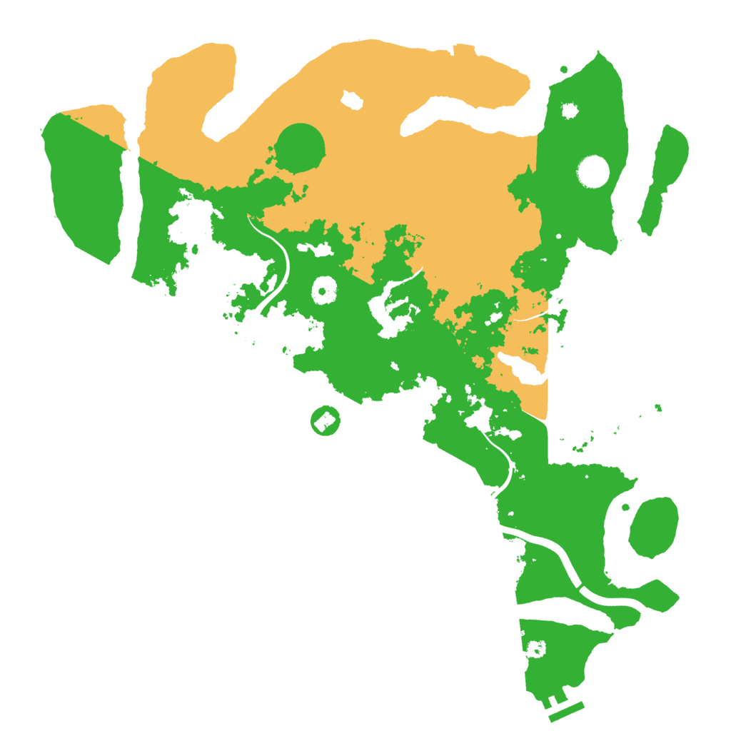 Biome Rust Map: Procedural Map, Size: 4000, Seed: 4651980