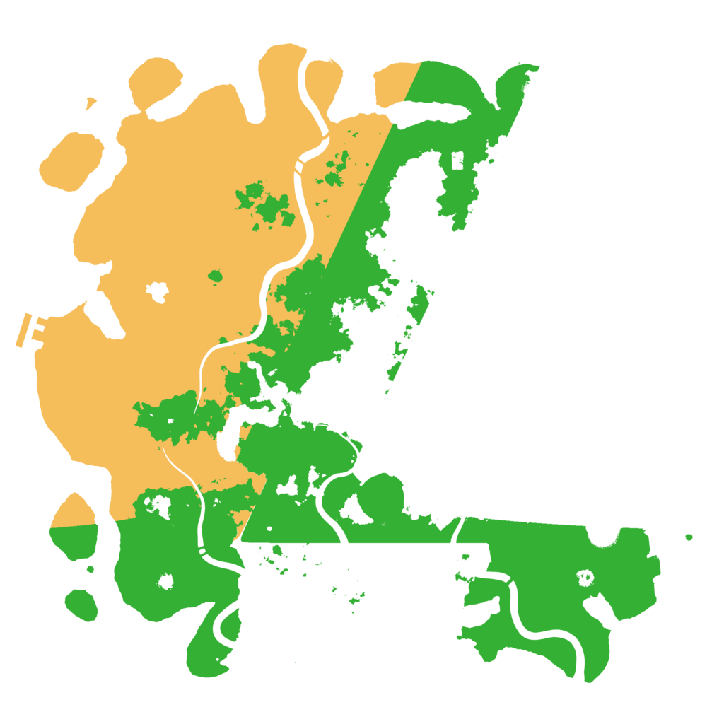 Biome Rust Map: Procedural Map, Size: 4250, Seed: 33975