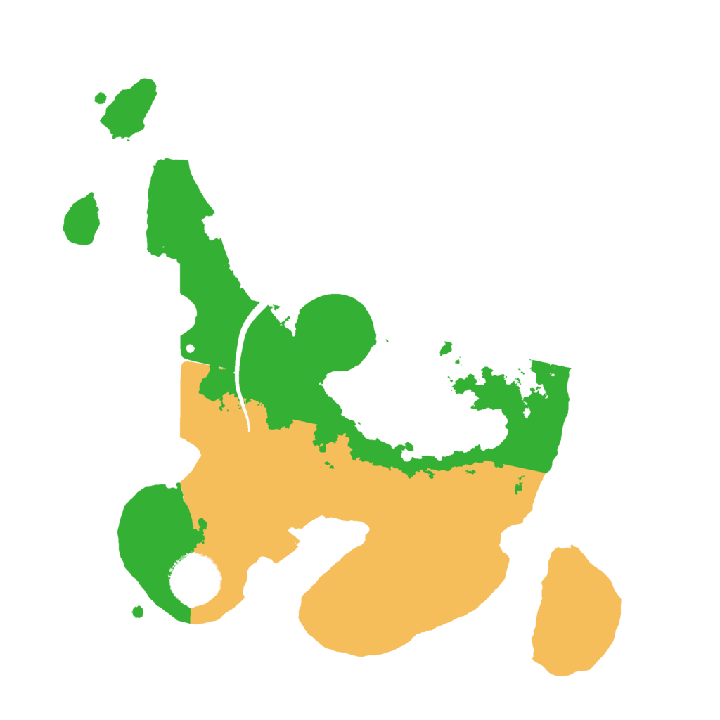 Biome Rust Map: Procedural Map, Size: 2500, Seed: 504122025