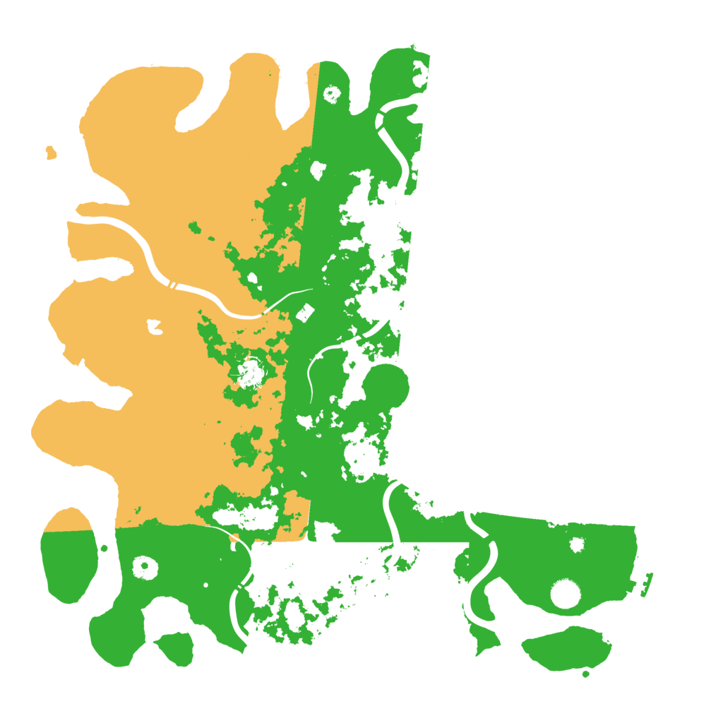 Biome Rust Map: Procedural Map, Size: 4300, Seed: 7691692