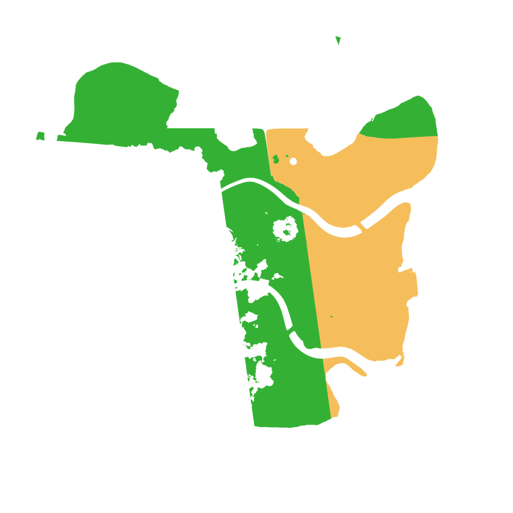 Biome Rust Map: Procedural Map, Size: 2100, Seed: 437