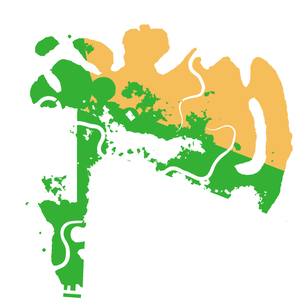 Biome Rust Map: Procedural Map, Size: 3500, Seed: 1648707934