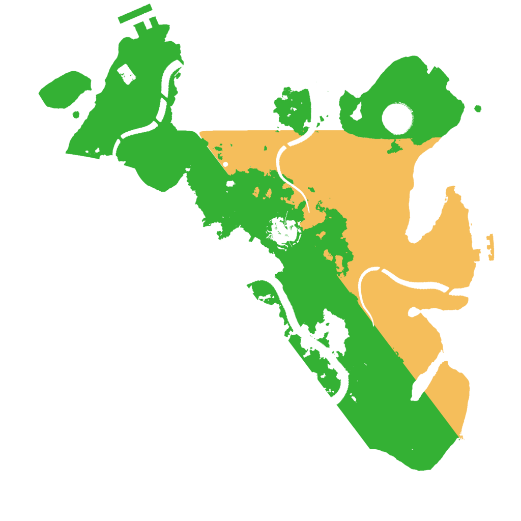 Biome Rust Map: Procedural Map, Size: 3000, Seed: 7886