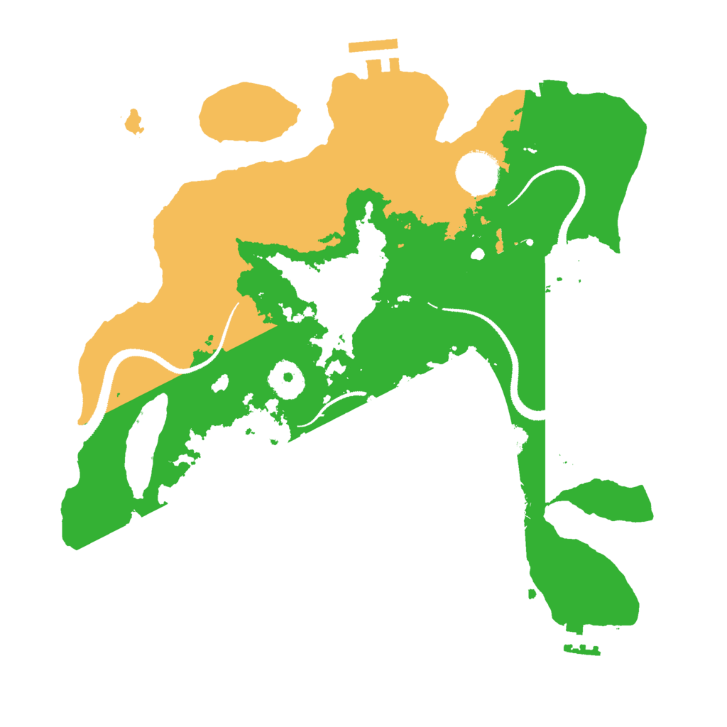 Biome Rust Map: Procedural Map, Size: 3000, Seed: 305685613