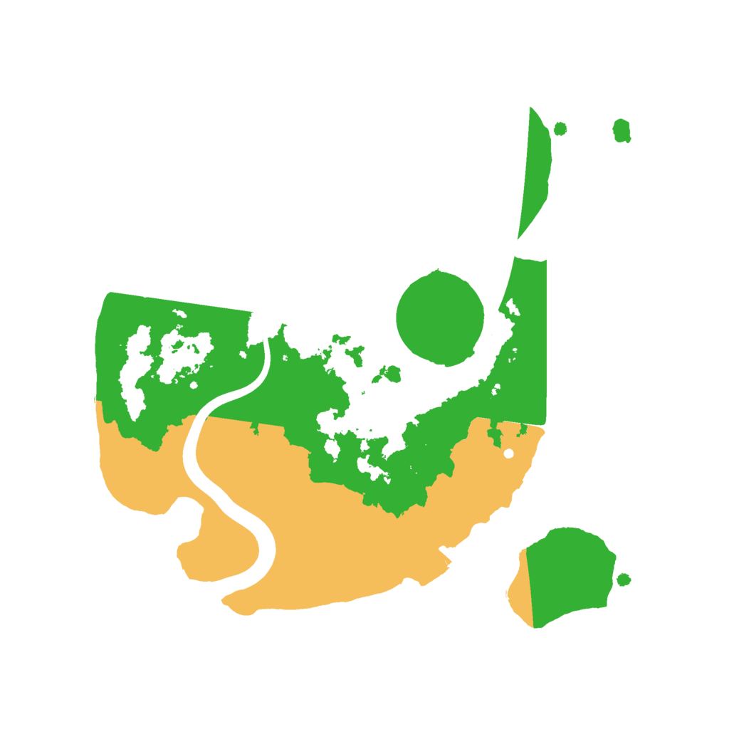 Biome Rust Map: Procedural Map, Size: 2200, Seed: 1845101877