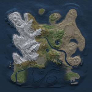 Thumbnail Rust Map: Procedural Map, Size: 2800, Seed: 824174851, 11 Monuments