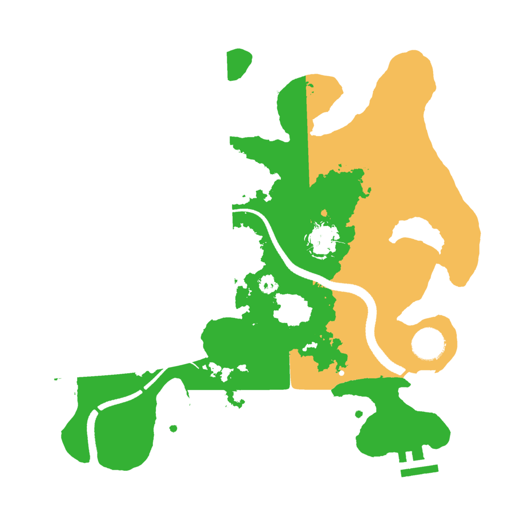 Biome Rust Map: Procedural Map, Size: 2800, Seed: 824174851