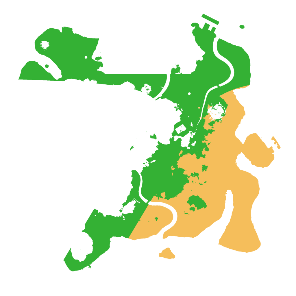 Biome Rust Map: Procedural Map, Size: 3250, Seed: 268574610