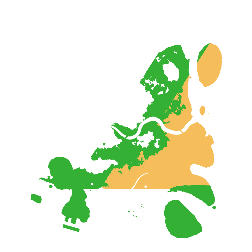Biome Rust Map: Procedural Map, Size: 3000, Seed: 11217