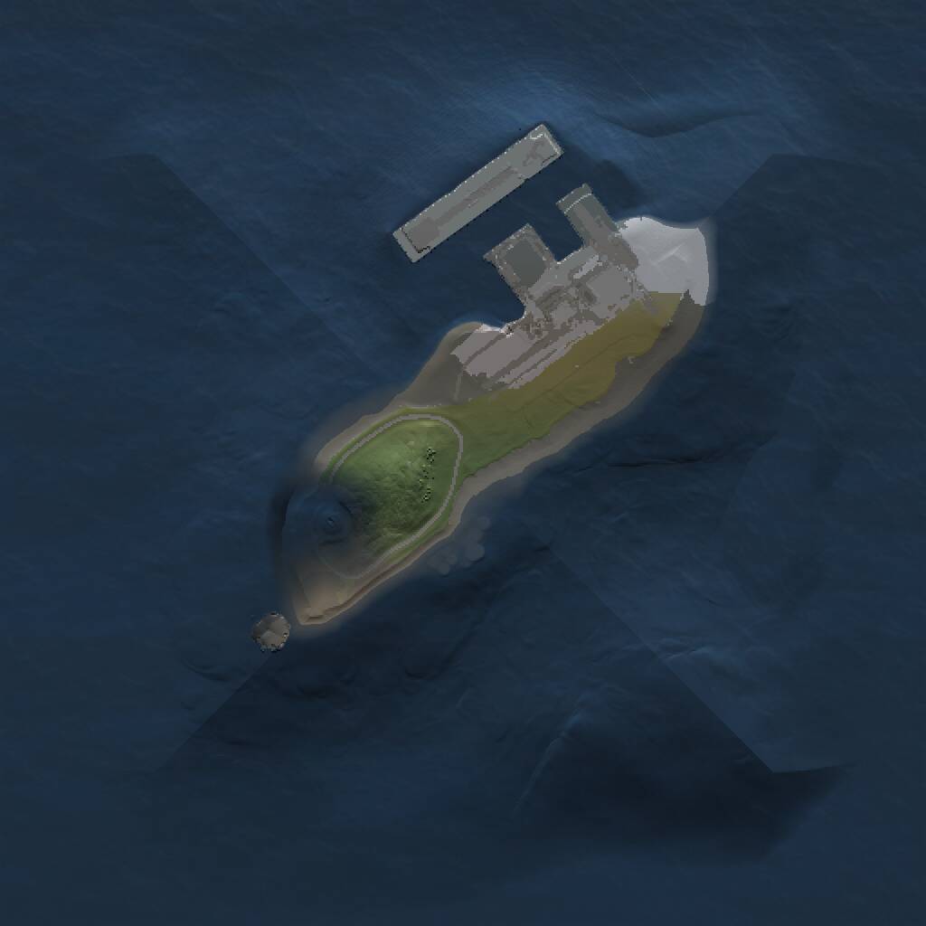 Rust Map: Procedural Map, Size: 1000, Seed: 792209455, 2 Monuments