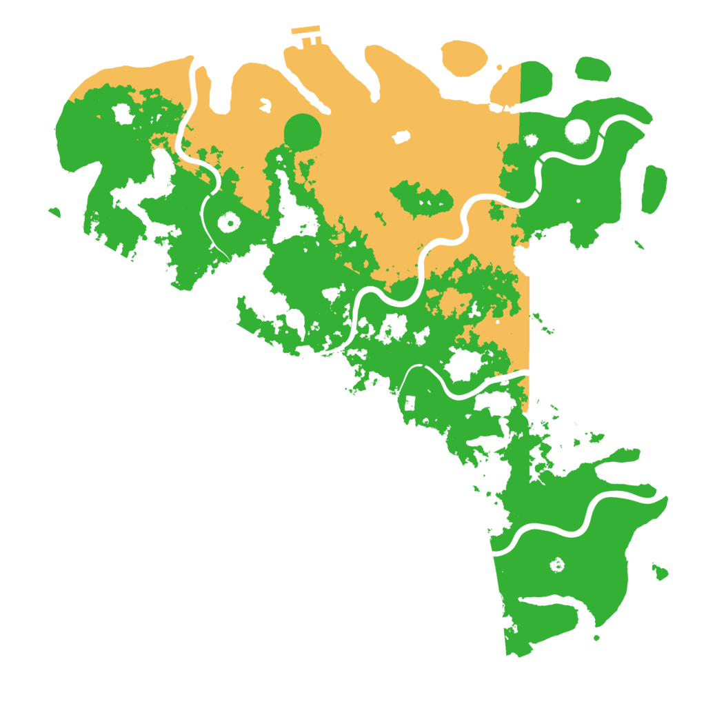 Biome Rust Map: Procedural Map, Size: 5000, Seed: 152500633