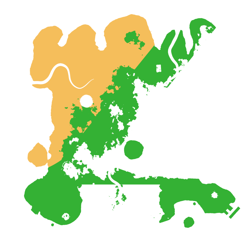 Biome Rust Map: Procedural Map, Size: 3500, Seed: 1081598151