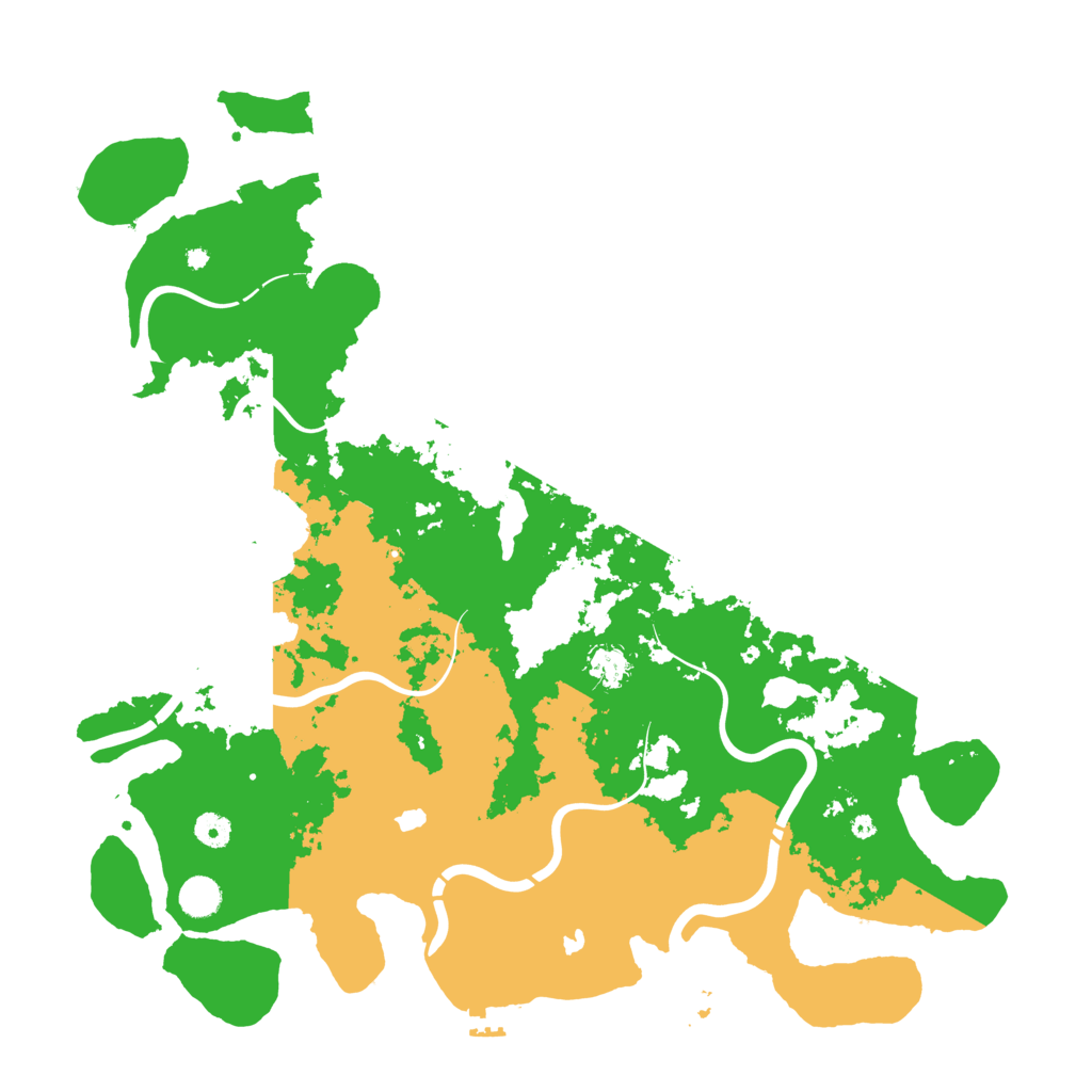Biome Rust Map: Procedural Map, Size: 4596, Seed: 265728693