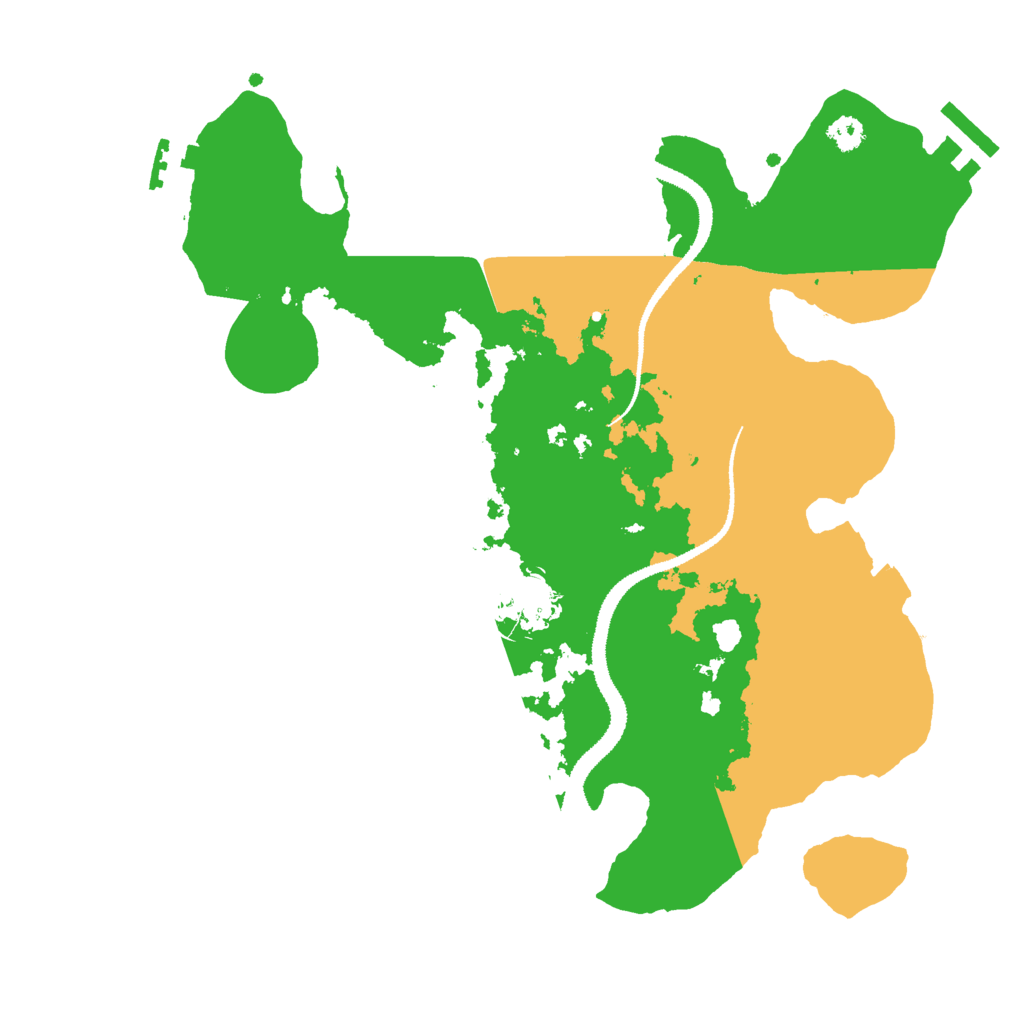 Biome Rust Map: Procedural Map, Size: 3000, Seed: 4231579