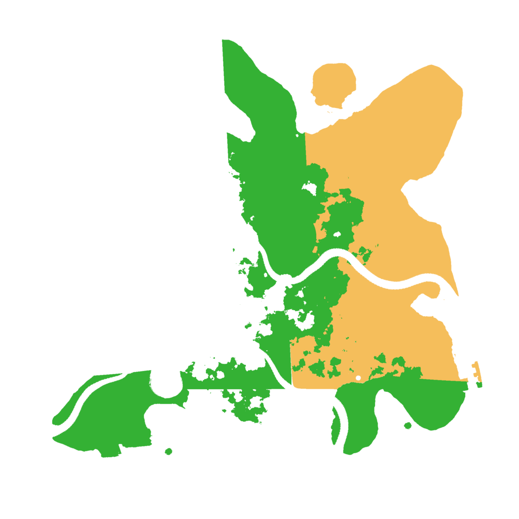 Biome Rust Map: Procedural Map, Size: 3000, Seed: 44962