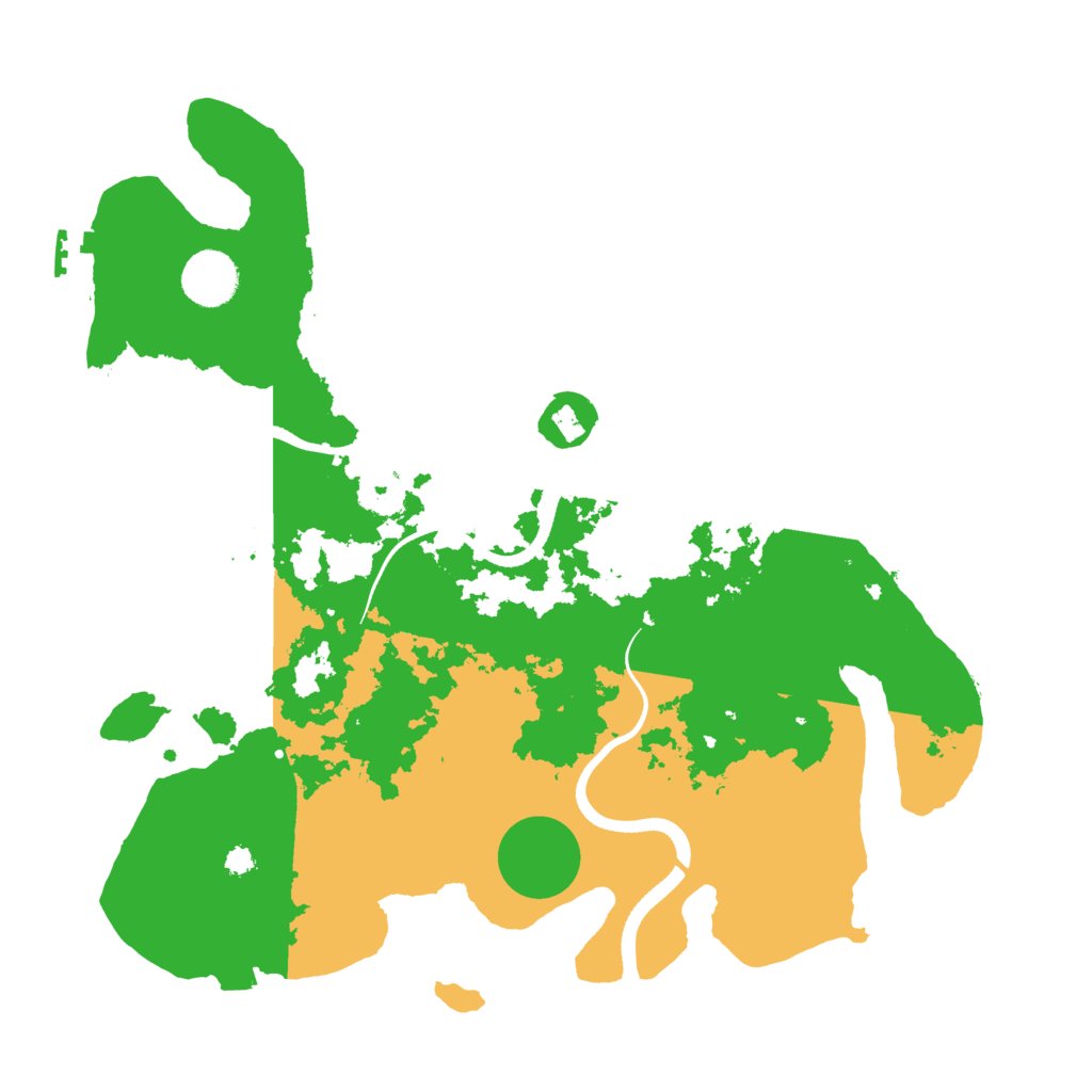 Biome Rust Map: Procedural Map, Size: 3500, Seed: 834933153
