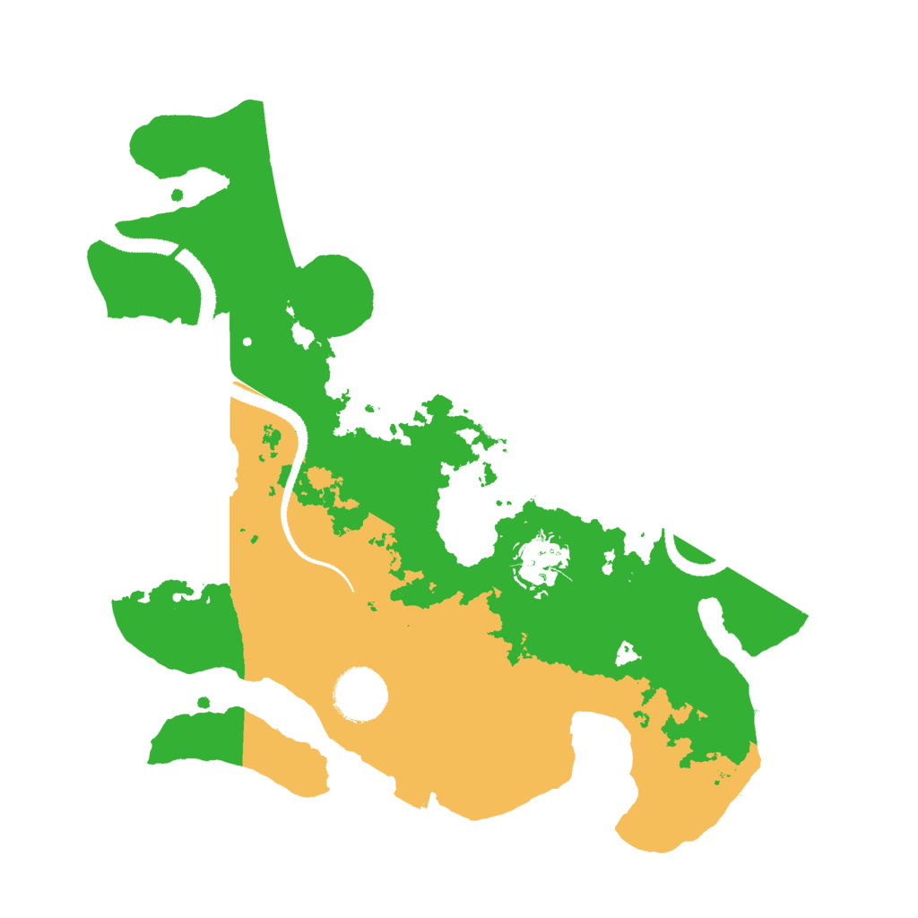 Biome Rust Map: Procedural Map, Size: 3000, Seed: 43284