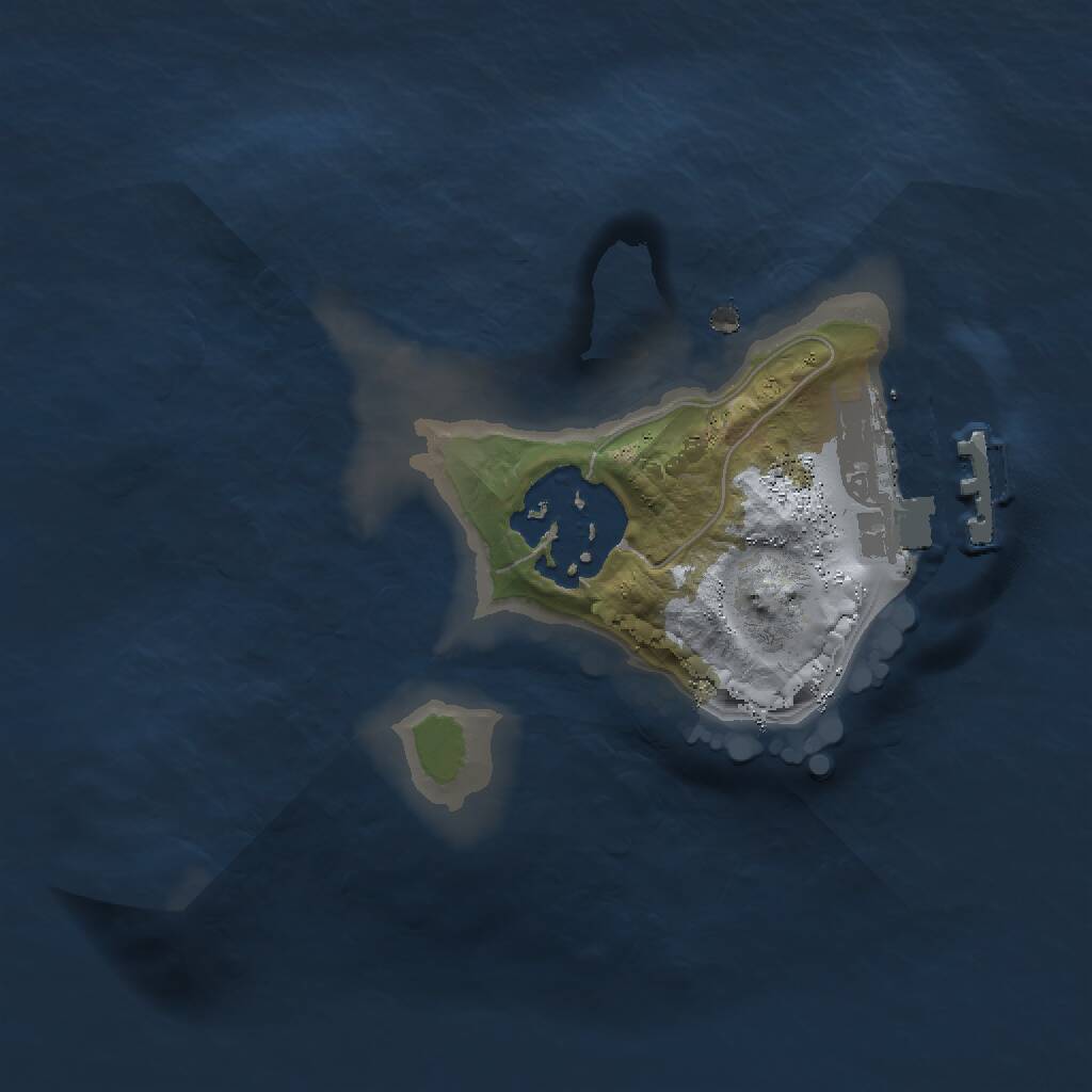 Rust Map: Procedural Map, Size: 1500, Seed: 756737133, 3 Monuments