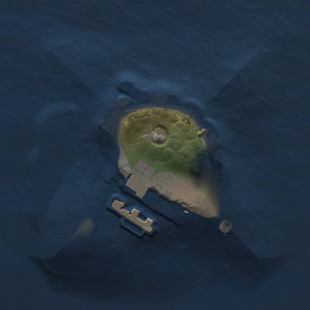 Rust Map: Procedural Map, Size: 1000, Seed: 215446993, 2 Monuments