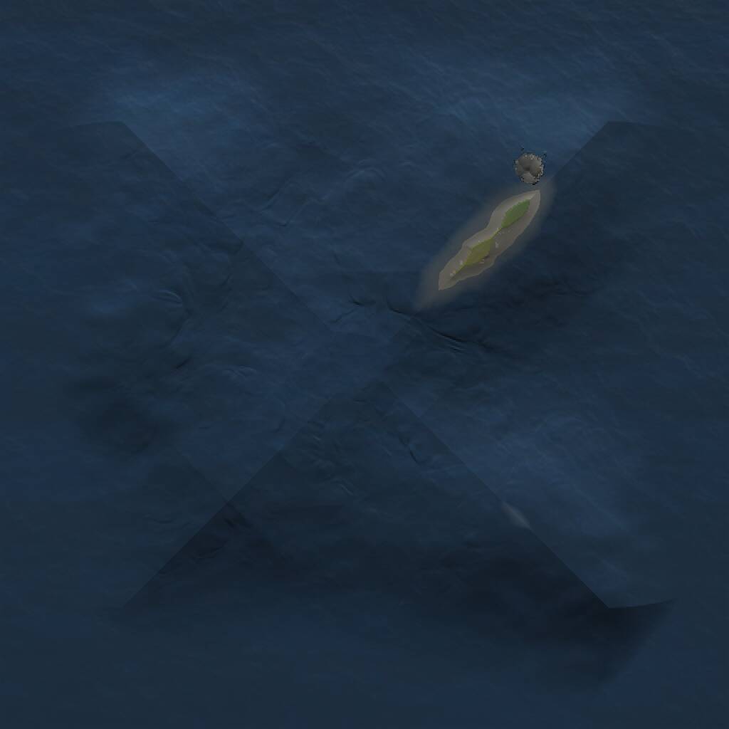 Rust Map: Procedural Map, Size: 1000, Seed: 377356142, 1 Monuments