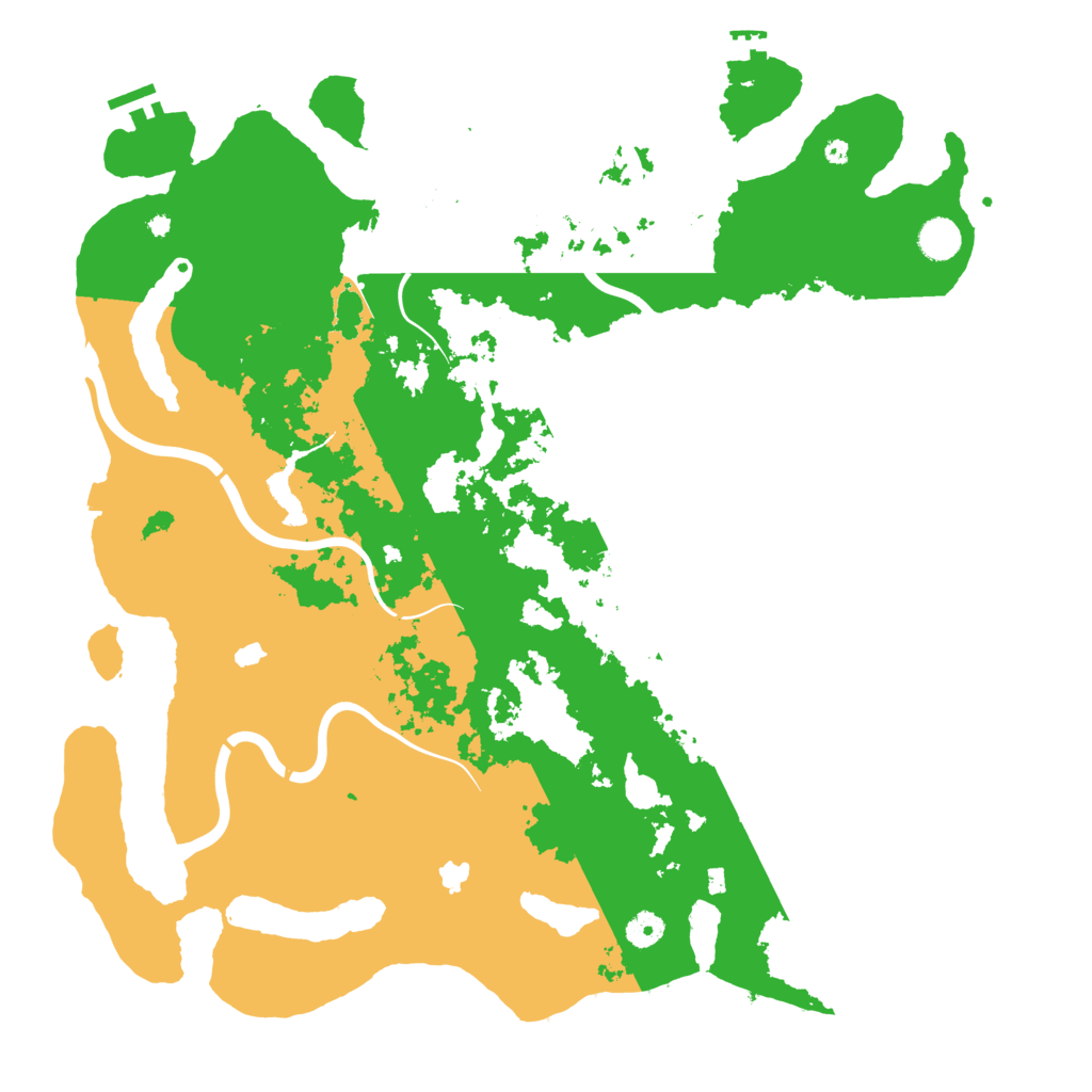 Biome Rust Map: Procedural Map, Size: 4500, Seed: 484074405