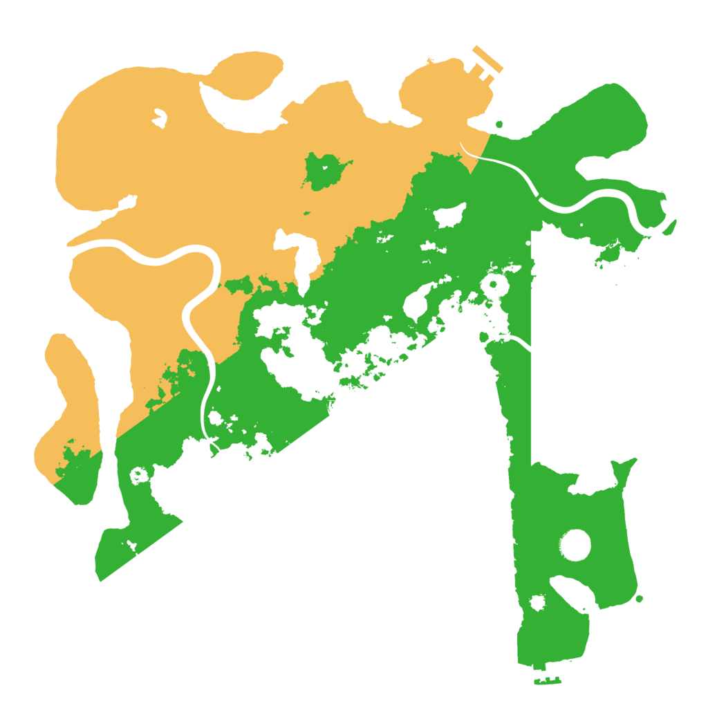 Biome Rust Map: Procedural Map, Size: 4000, Seed: 14010008