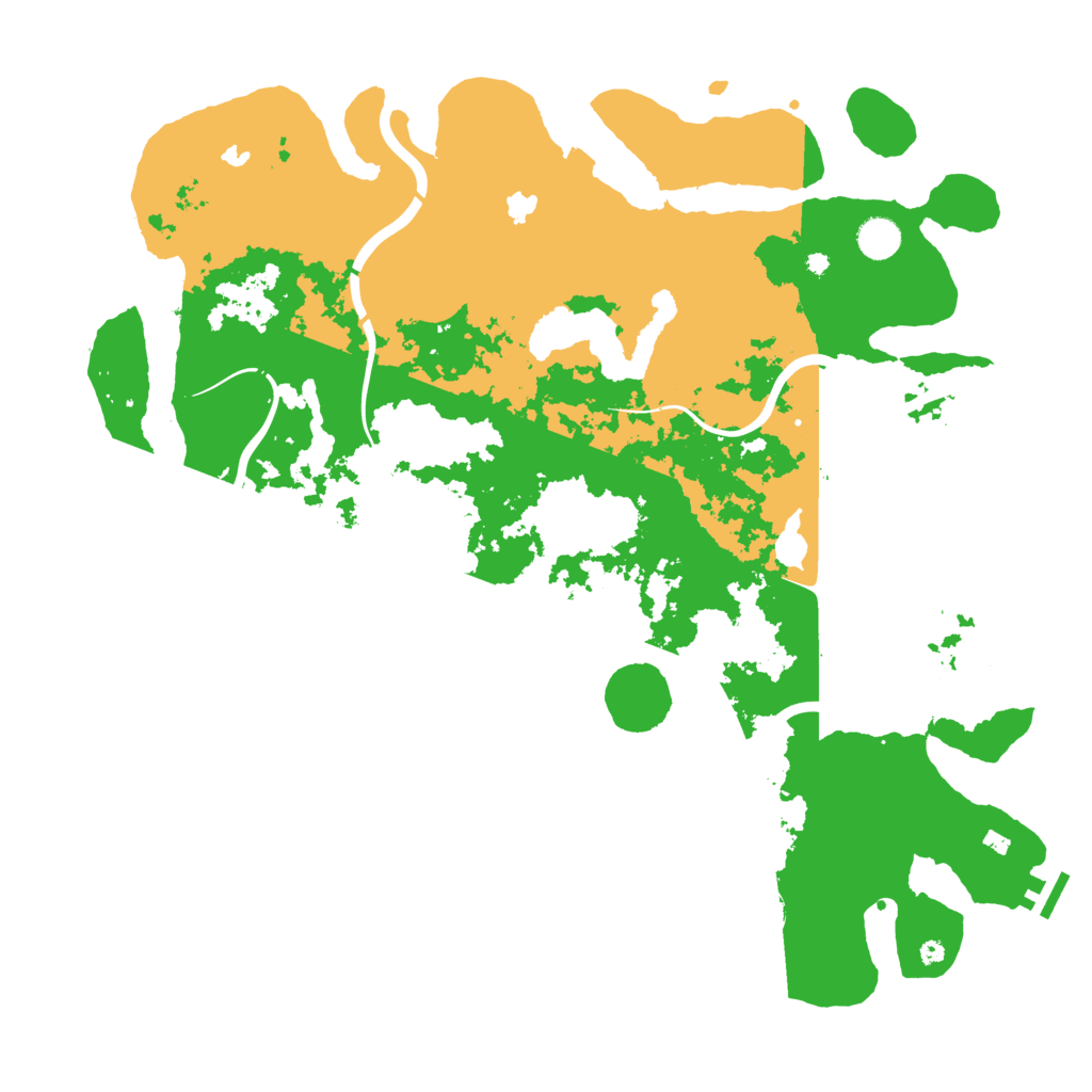 Biome Rust Map: Procedural Map, Size: 4500, Seed: 1229121350