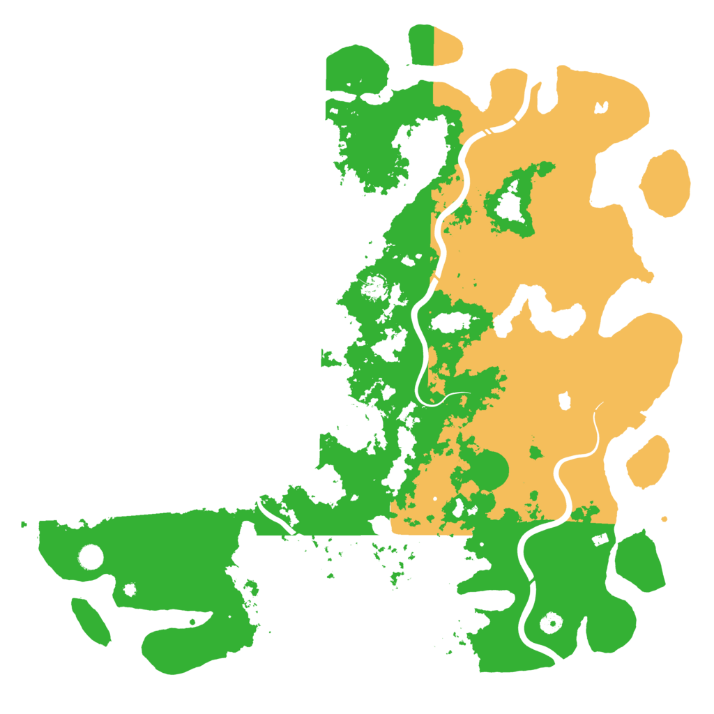 Biome Rust Map: Procedural Map, Size: 5000, Seed: 2095274776